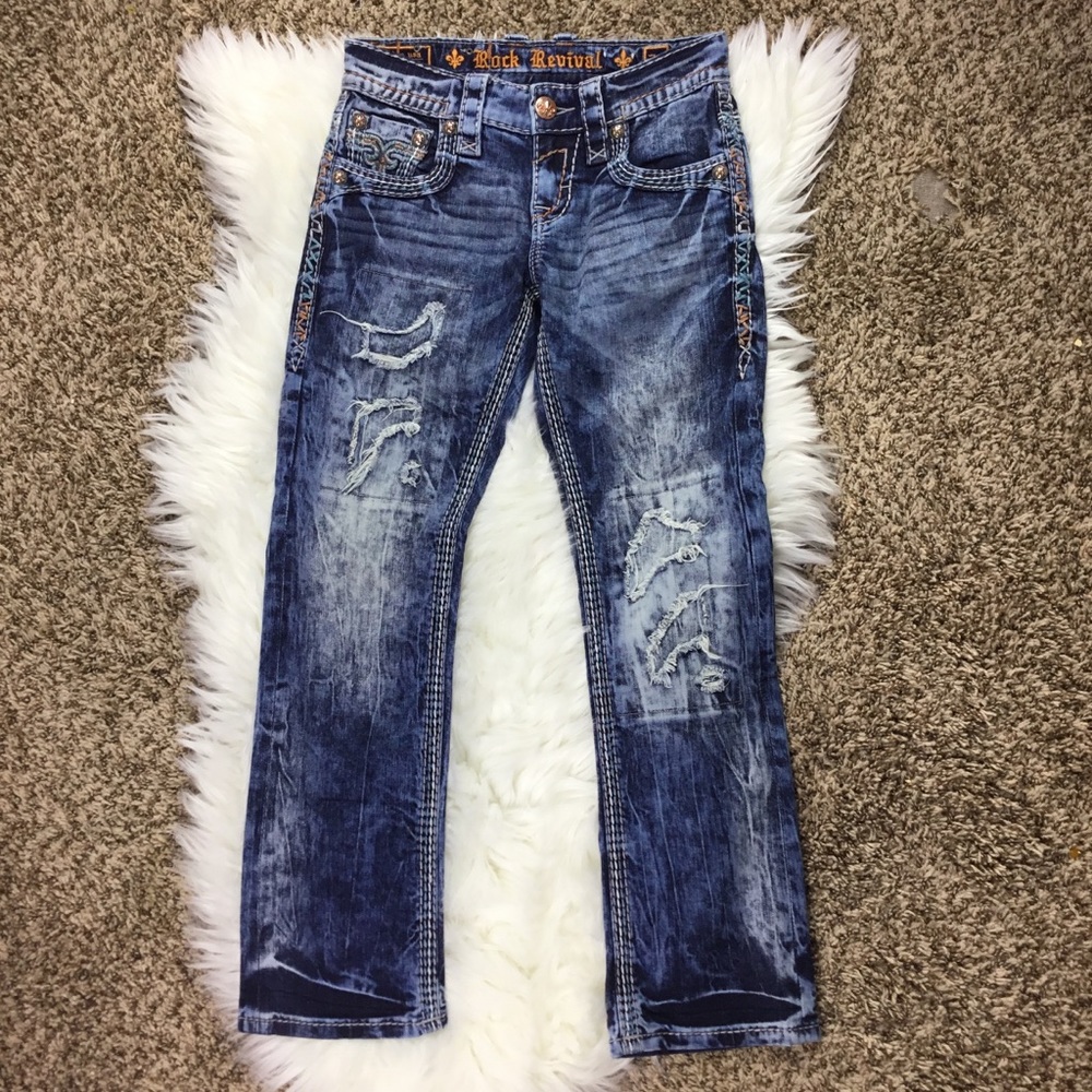 Rock Revival Felix Slim Straight 28x29 by buckle - Picture 6 of 8